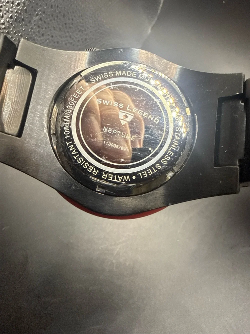 Swiss Legend Men's Neptune Watch in Red and Black